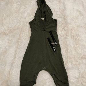 Bodysuit with hoodie
